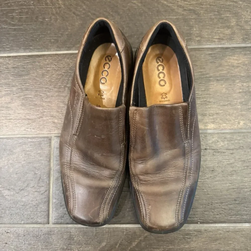 Ecco Men's Helsinki Light Shock Point Men’s EUR 46 Slip on Loafers